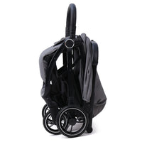 HKM-317459 3-in-1 Luxury Compact Baby Stroller with Gravity Auto-Folding Design