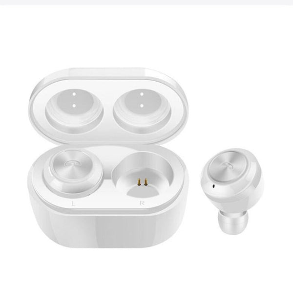 HKM-317459 Wireless Mini Earphones with Charging Case - Bluetooth V5.0, 120 Hours Standby, 4 Hours Talk Time, Available in White, Black, Red