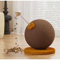 HKM-3175229 Anti-Scratch Cat Tumbler with Hemp Rope and Grasping Balls for Play and Relief