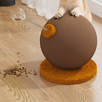 HKM-3175229 Anti-Scratch Cat Tumbler with Hemp Rope and Grasping Balls for Play and Relief