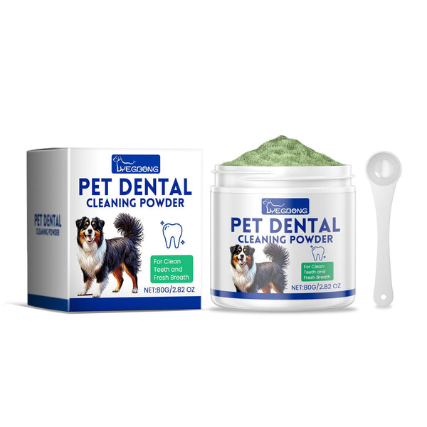 HKM-3175613 Dog Tooth Cleaning Powder for Tartar Removal and Fresh Breath Care
