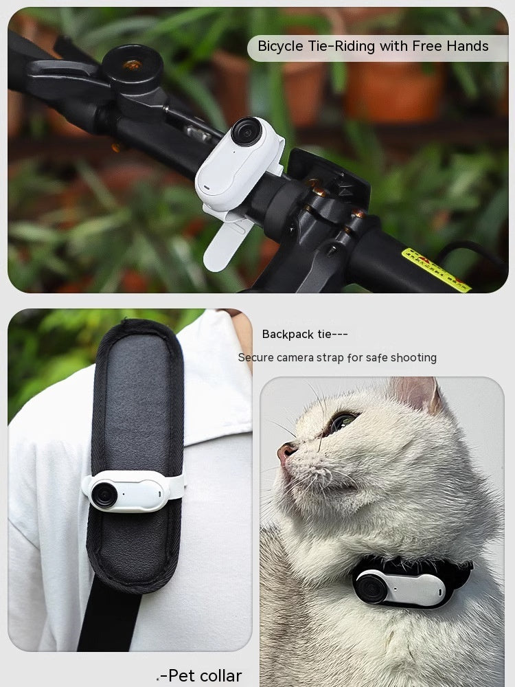 HKM-3175741 Wireless Cat and Dog Collar Camera for Indoor and Outdoor Use, USB Rechargeable