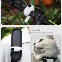 HKM-3175741 Wireless Cat and Dog Collar Camera for Indoor and Outdoor Use, USB Rechargeable