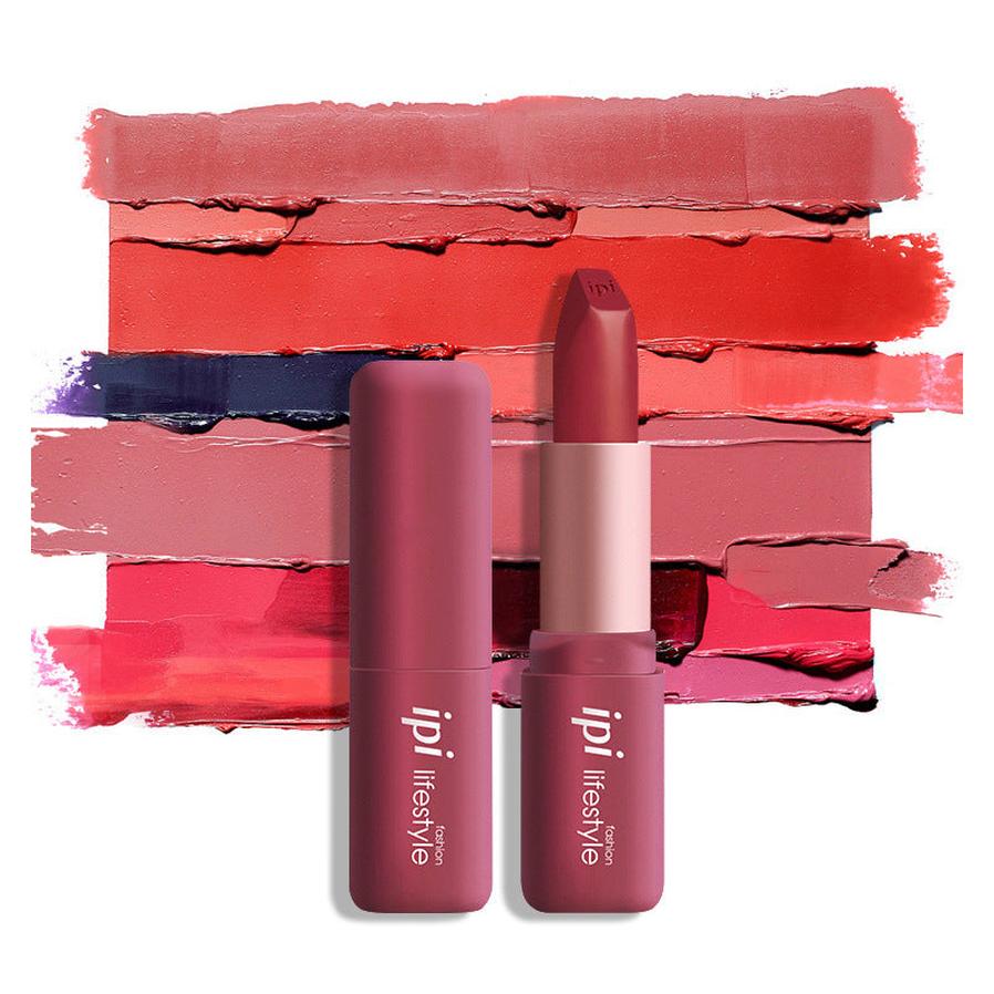 HKM-317651 Soft Velvet Matte White Lipstick - Rich Color with Beeswax Ingredients