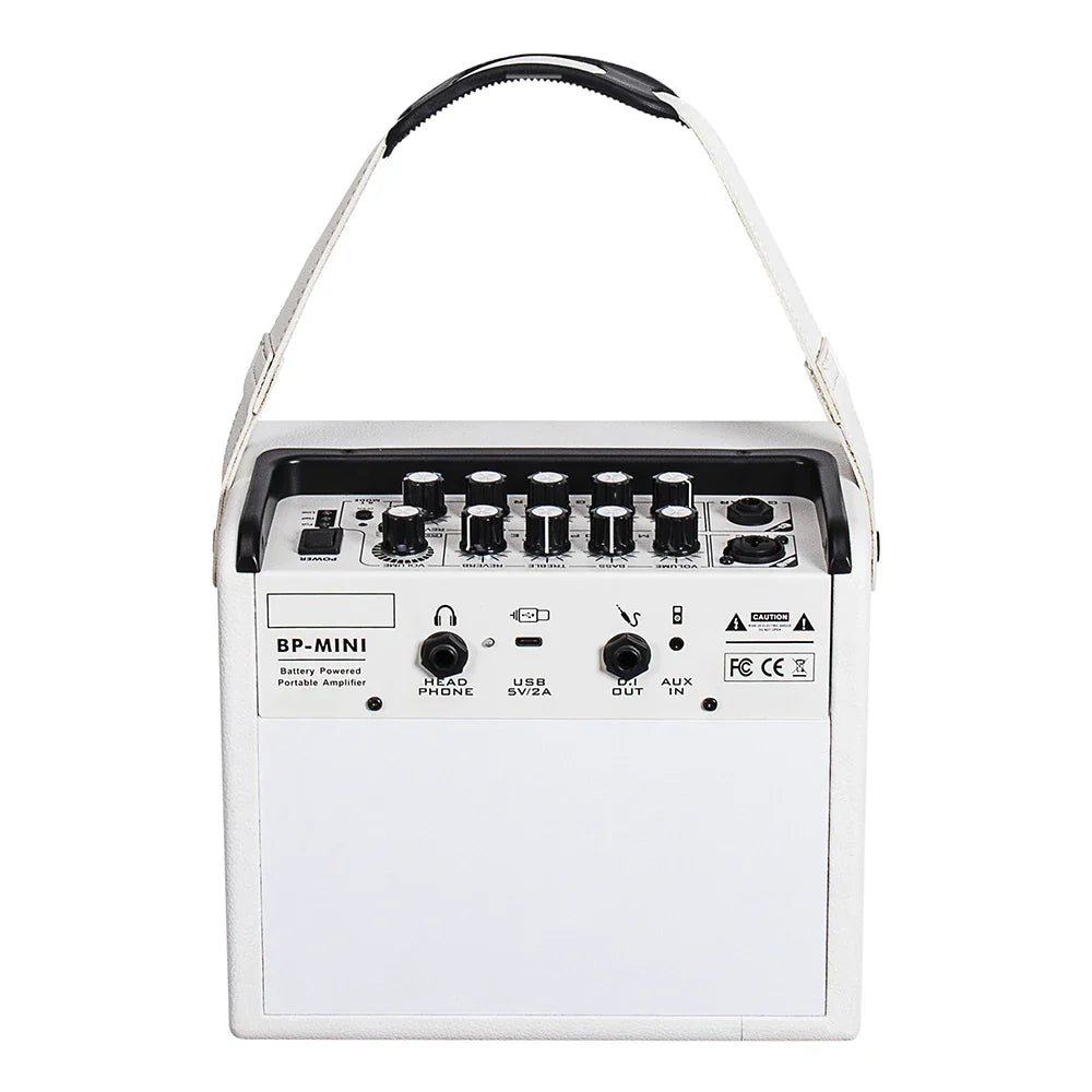 HKM-317779 30W Portable Battery-Powered Guitar Amplifier with Bluetooth and Rechargeable Battery