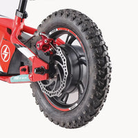 HKM-317843 Electric 36V 5AH Ride-On Cycle for Kids Ages 3-8 - 12 Inch, Balanced Aluminum Frame, Disc Brakes