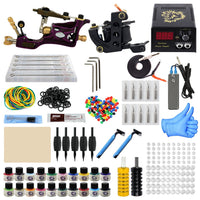 HKM-317843 Professional Tattoo Equipment Set - Complete Tools for Artists - European, British, American, & National Standards Compliance