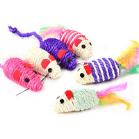 HKM-3178557 Multicolor Feather Teaser Toy with Bells for Cats