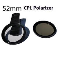 HKM-317971 52mm Polarizing Lens Filter with Clip for Mobile Photography