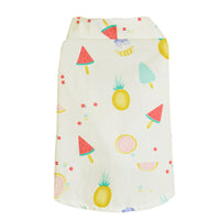 HKM-3180093 Watermelon Fruit Print Cotton Dog Shirt - Multi-Size Pet Apparel