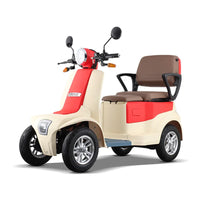 HKM-318291 1000W Long Range 4 Wheel Electric Scooter for Adults - 2 Passenger, Max Speed 30km/h, 40-60km Range