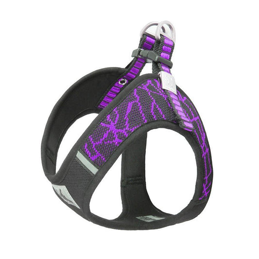 HKM-318291 Adjustable Pet Chest Harness and Leash Set - Comfortable Flying Woven Fabric, Scalable Design