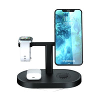 HKM-318291 Three-in-One Wireless Charger with Magnetic Aromatherapy for iPhone 12 and Apple Watch - Fast Charging Stand