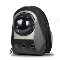HKM-3183165 Space Capsule Pet Carrier Backpack for Cats and Dogs - Breathable Transparent Design, Lightweight Travel Bag
