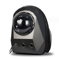 HKM-3183165 Space Capsule Pet Carrier Backpack for Cats and Dogs - Breathable Transparent Design, Lightweight Travel Bag