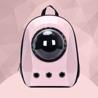 HKM-3183165 Space Capsule Pet Carrier Backpack for Cats and Dogs - Breathable Transparent Design, Lightweight Travel Bag
