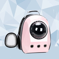 HKM-3183165 Space Capsule Pet Carrier Backpack for Cats and Dogs - Breathable Transparent Design, Lightweight Travel Bag