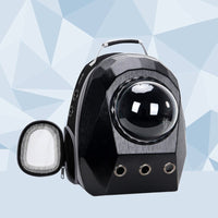 HKM-3183165 Space Capsule Pet Carrier Backpack for Cats and Dogs - Breathable Transparent Design, Lightweight Travel Bag