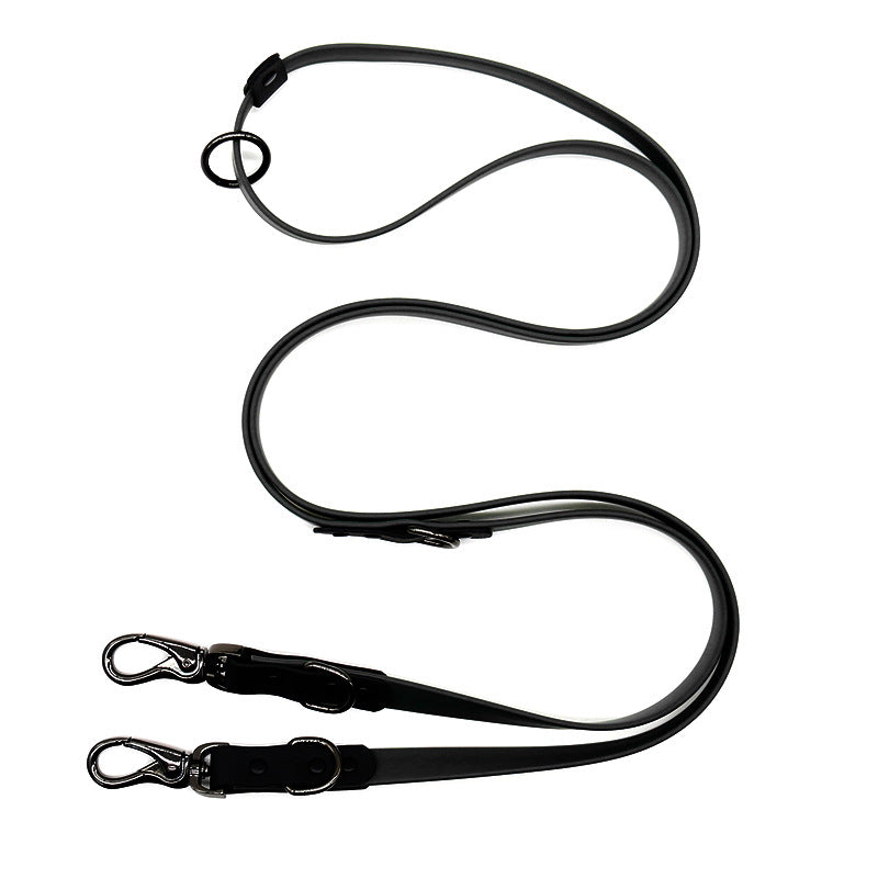 HKM-3183293 Multifunctional Nylon PVC Dog Chain and Chest Strap Set - 2.2m Long, Available in Multiple Colors