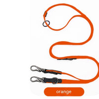 HKM-3183293 Multifunctional Nylon PVC Dog Chain and Chest Strap Set - 2.2m Long, Available in Multiple Colors