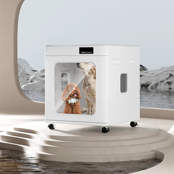 HKM-318675 200L Automatic Pet Hair Dryer Box for Dogs and Cats with Temperature and Time Control, Indoor Use