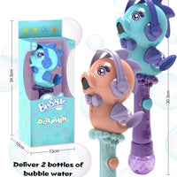 HKM-318675 Automatic Portable Bubble Maker for Outdoor Fun - Handheld Bubble Machine for Ages 3+