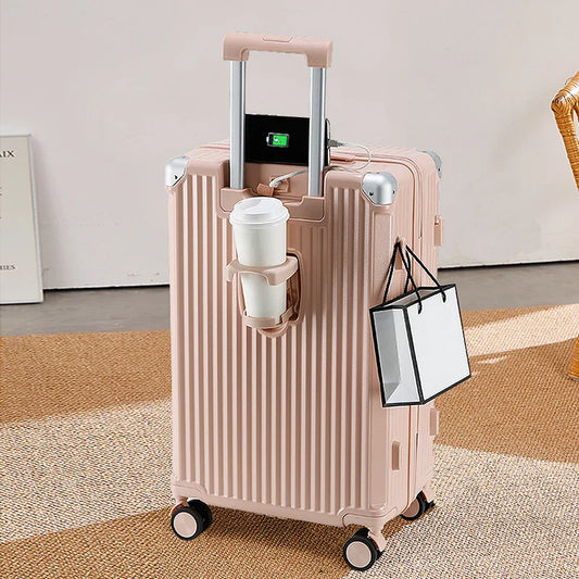 HKM-318803 Three-Piece Soft-Sided Luggage Set for Customised Travel Organisation