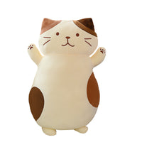 HKM-3188925 Cute Cheese Cat Plush Toy Doll - Large Velvet Sleeping Pillow for Youth