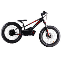 HKM-318995 20 Inch Electric Balance Bike for Kids with 3-Speed Gears, Aluminum Frame, and Hydraulic Disc Brakes