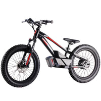 HKM-318995 20 Inch Electric Balance Bike for Kids with 3-Speed Gears, Aluminum Frame, and Hydraulic Disc Brakes