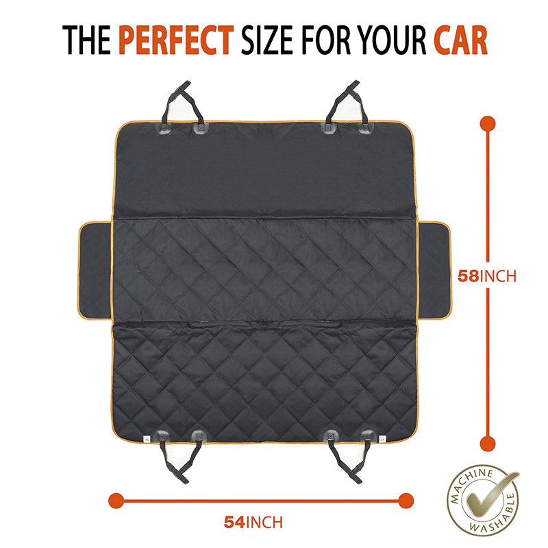 HKM-3191101 Waterproof Anti-Dirty Dog Car Seat Cover - Large Size 137x147 cm, Durable PVC and Oxford Material