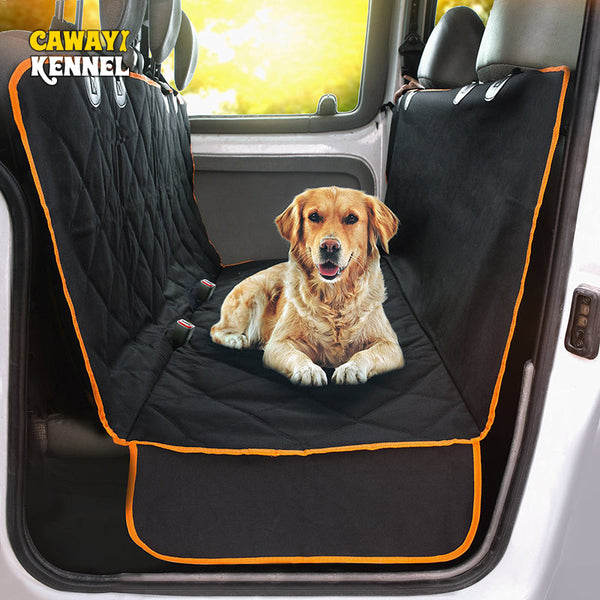 HKM-3191101 Waterproof Anti-Dirty Dog Car Seat Cover - Large Size 137x147 cm, Durable PVC and Oxford Material