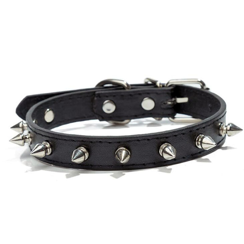 HKM-3191229 Multicolor PU Leather Dog Collar with Breakaway Buckle for All Seasons