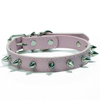 HKM-3191229 Multicolor PU Leather Dog Collar with Breakaway Buckle for All Seasons