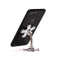 HKM-319123 Double-Sided Silicone Suction Phone Holder for Stable Desktop Use