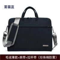 HKM-319123 Lightweight Portable 14/15.6 Inch Laptop Briefcase in PU Material with Adjustable Shoulder Strap