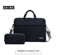 HKM-319123 Lightweight Portable 14/15.6 Inch Laptop Briefcase in PU Material with Adjustable Shoulder Strap