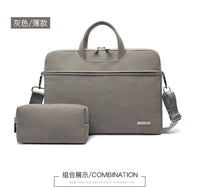 HKM-319123 Lightweight Portable 14/15.6 Inch Laptop Briefcase in PU Material with Adjustable Shoulder Strap