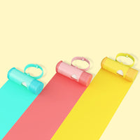 HKM-3191485 Portable Pet Toilet with 120 Poop Bags - Cherry Pink, Lemon Yellow, Mint Green Options