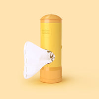 HKM-3191485 Portable Pet Toilet with 120 Poop Bags - Cherry Pink, Lemon Yellow, Mint Green Options