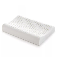 HKM-319251 Natural Latex Adult Pillow - Baby Shaped, White, Dimensions 50x30x7-9cm, 60x40x10-12cm, 60x37x11-13cm
