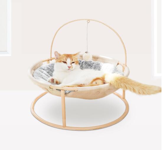 HKM-3195069 Four-Season Breathable Pet Bed with Waterproof Polyester and Durable Mesh