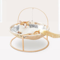 HKM-3195069 Four-Season Breathable Pet Bed with Waterproof Polyester and Durable Mesh