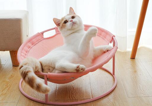 HKM-3195069 Four-Season Breathable Pet Bed with Waterproof Polyester and Durable Mesh