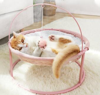 HKM-3195069 Four-Season Breathable Pet Bed with Waterproof Polyester and Durable Mesh