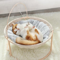 HKM-3195069 Four-Season Breathable Pet Bed with Waterproof Polyester and Durable Mesh