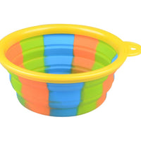 HKM-3195197 Foldable Camouflage Silicone Dog Food Bowl - Portable & Compact Design