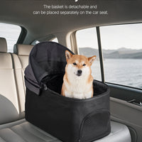 HKM-3197245 Foldable Pet Stroller with Detachable Carrier for Dogs and Cats, Holds Up to 35lbs