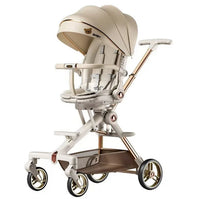 HKM-319763 Double Rod Bracket Baby Stroller with Aluminium Alloy Frame and Hidden Footrest