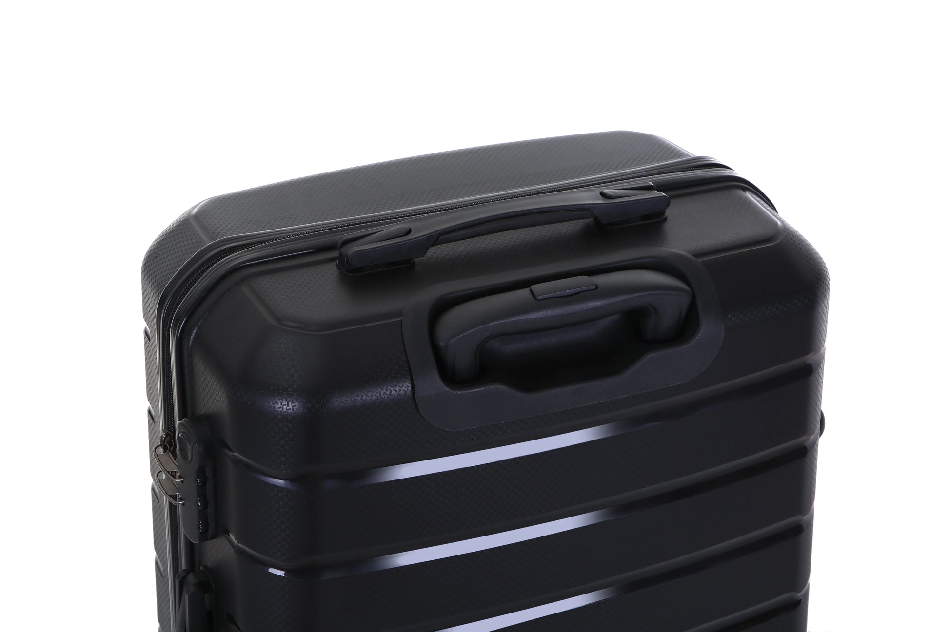 HKM-319955 3-Piece Lightweight Hardside Luggage Set with Spinner Wheels for Travel